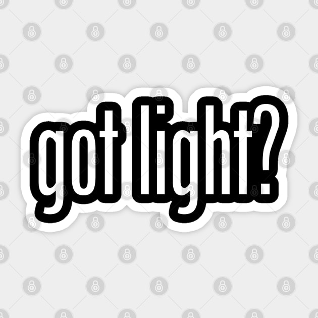 GOT LIGHT Sticker by geeklyshirts